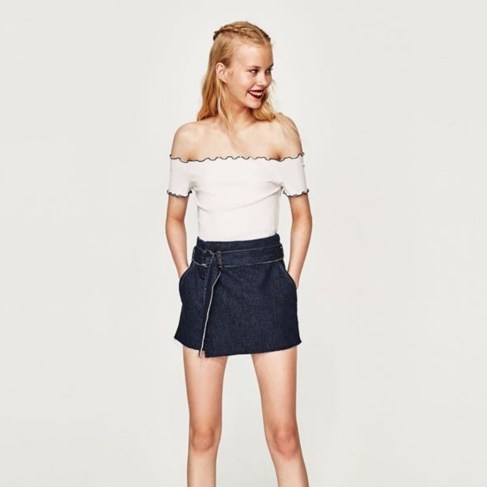 Zara off the shoulders top